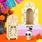 Dia De Los Muertos Altar Shadow Box - Wooden Day of The Dead Ofrenda Shadow Box - Crafts Ofrenda Decorations - DIY Skull Papel Picado Mexican Picture Frames Shrine Box (1PCS)